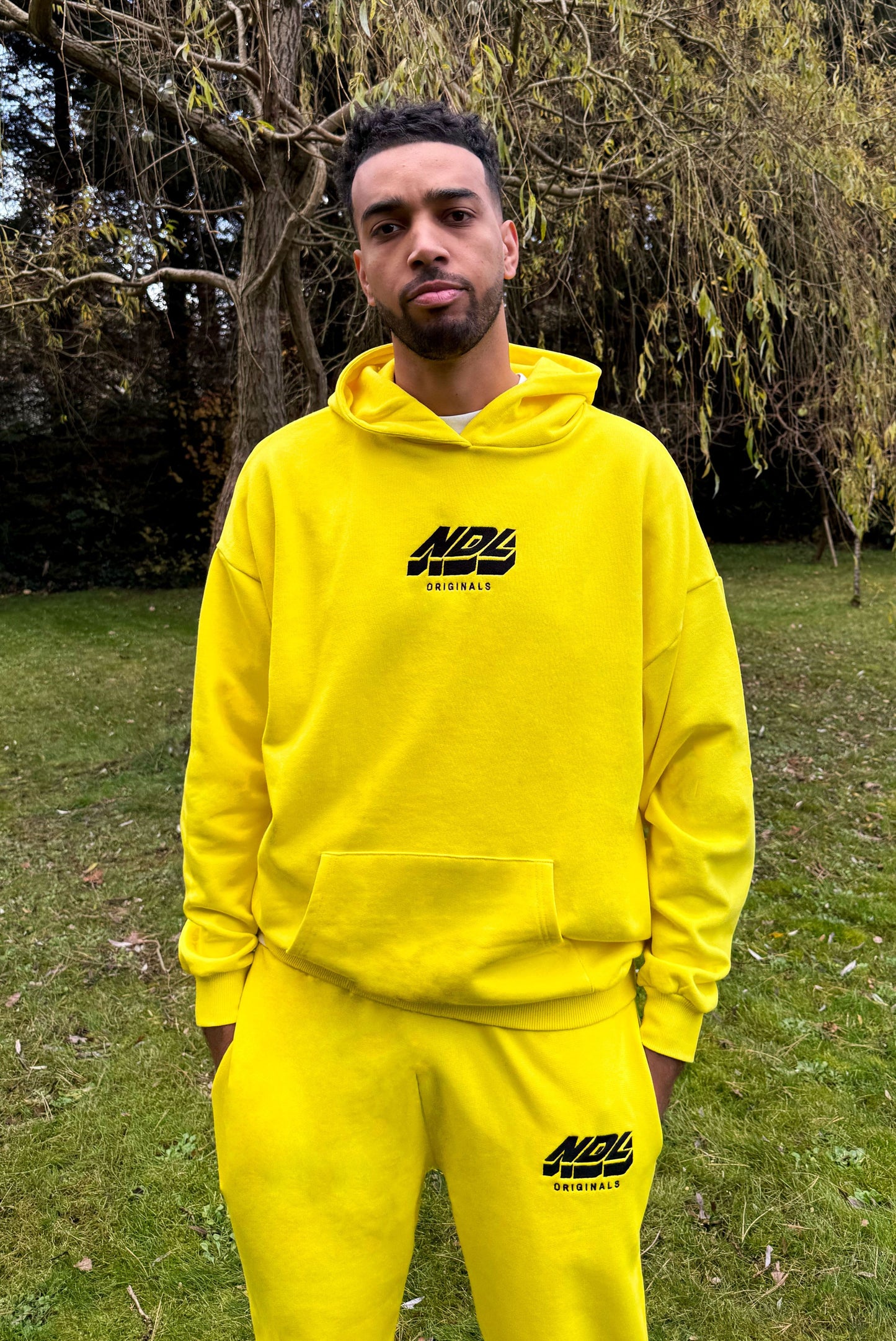 NDL Oversized Hoodie Yellow/Black